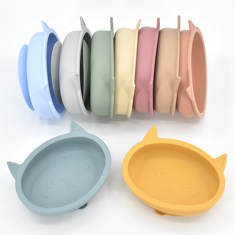 Baby Silicone Feeding Plate Si - огляд і ціна Baby Food Jars With Lids