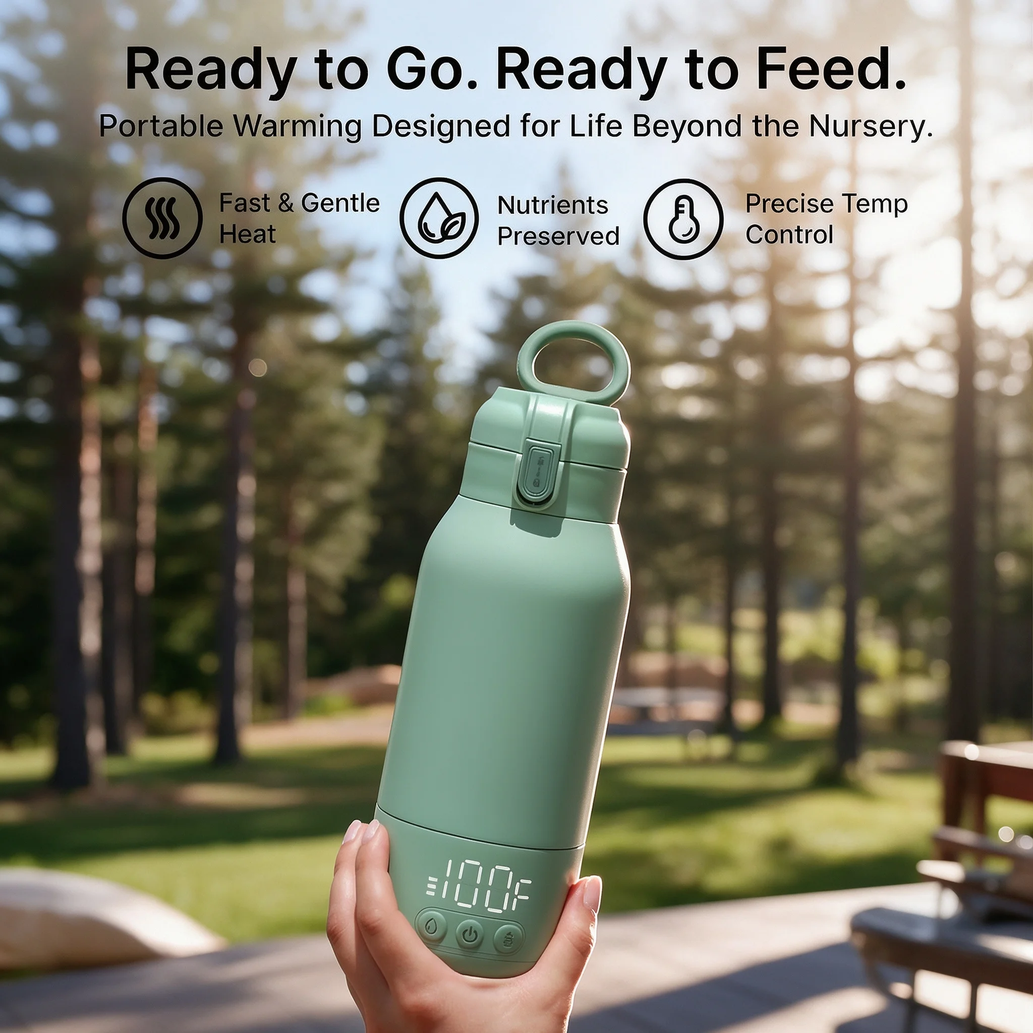 Portable Bottle Warmer for Tra - огляд і ціна Baby Food Warmer