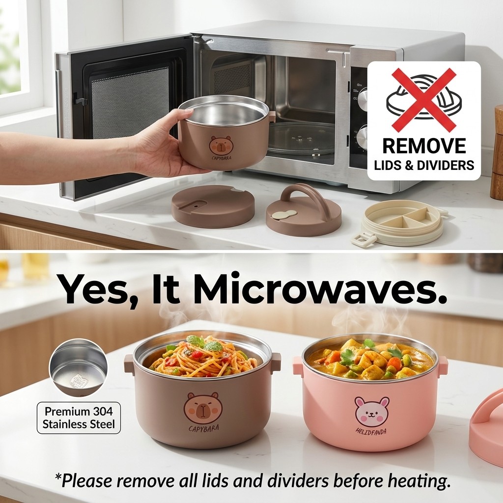 304 Stainless Steel Thermal Lu - огляд і ціна Baby Food Warmer