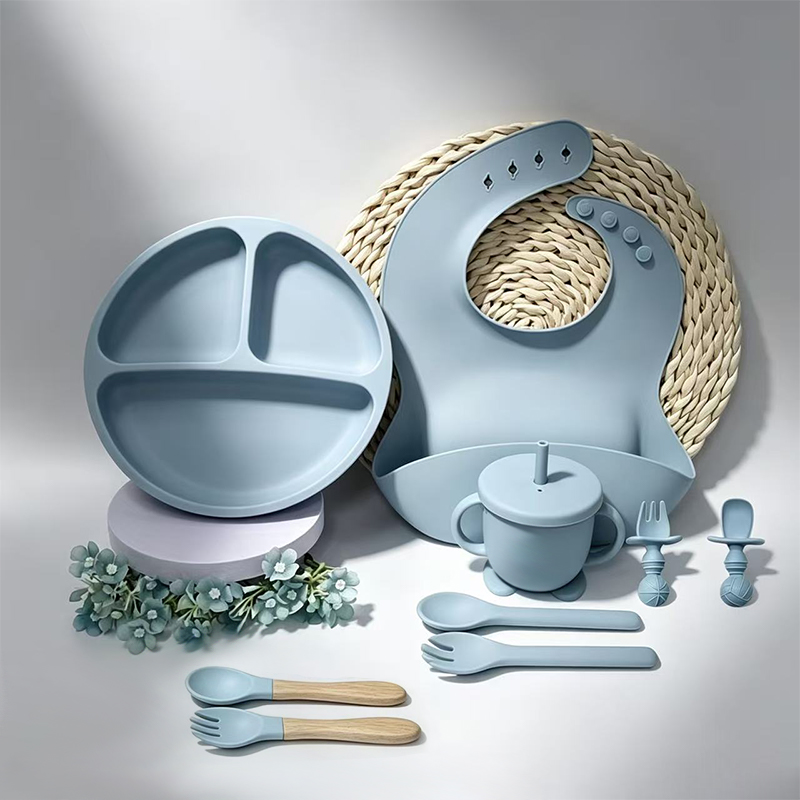 9pcs Silicone Baby Feeding Set - огляд і ціна Baby Food Menu