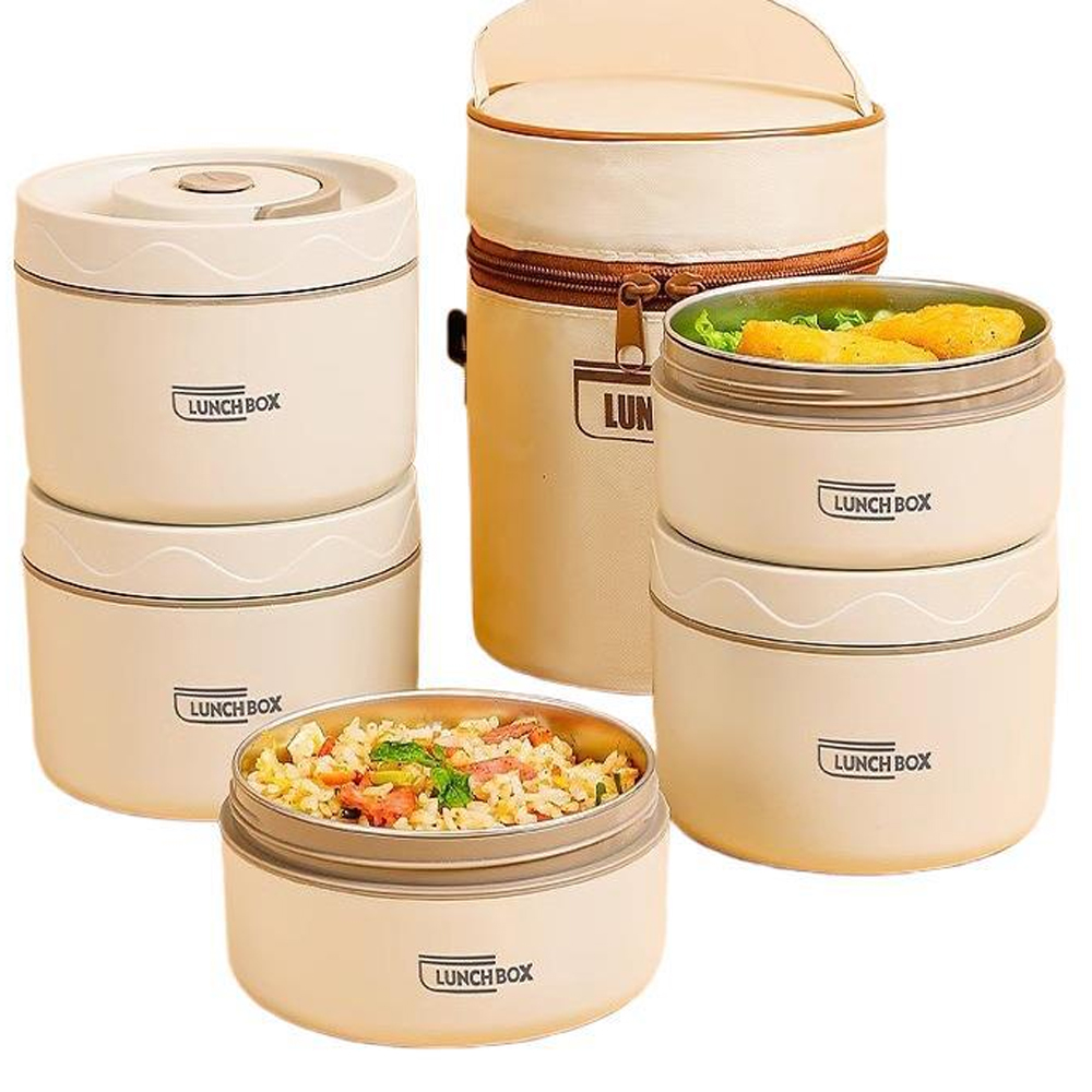 3pcs Insulated Lunch Box 304 S - огляд і ціна Baby Food Warmer