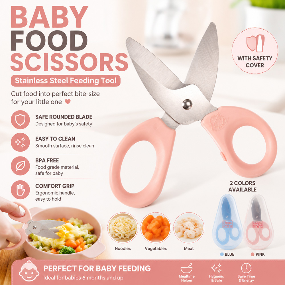 Baby Food Scissors Stainless S - огляд і ціна Baby Food Scissors